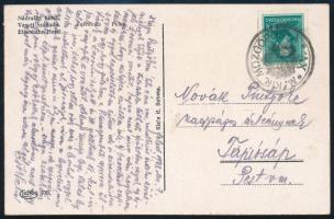 1938 Képeslap "M. KIR. MOZGÓPOSTA XV."