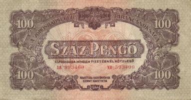 1944. "V. H." 100P (2x) T:II