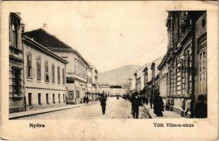 Nyitra, Nitra; Tóth Vilmos utca. Fürst Sz. kiadása / street (fl)