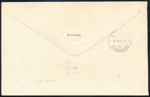 1943 Ajánlott levél blokkal / Mi block 8 + stamps on registered cover to Bern "ZÜRICH"