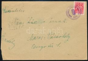 1940 Levél "KIRÁLYHÁZA-DEBRECEN-BUDAPEST / 305" bélyegzéssel