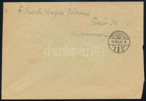 1940 Levél "KIRÁLYHÁZA-DEBRECEN-BUDAPEST / 305" bélyegzéssel