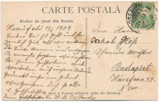 1909 Hosszúfalu, Satulung (Négyfalu, Sacele); Rasboi de tesut din Sacele / erdélyi folklór, szövőszé...