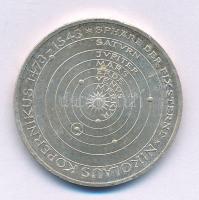 NSZK 1973J 5M Ag "Nikolaus Kopernikus" T:AU patina
Krause KM#136 FRG 1973J 5 Mark Ag &quo...