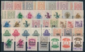 1934-1946 47 db illetékbélyeg