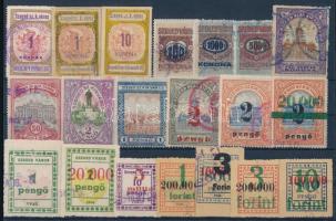 20 db szegedi városi illetékbélyeg