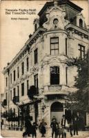 Trencsénteplic, Trencianske Teplice; Pannónia szálloda, étterem. Gansel Lipót kiadása / Hotel Pannonia and restaurant (EK)