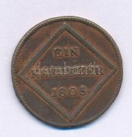 Ausztria / Salzburg 1805. 1kr Cu "III. Ferdinánd" T:VF patina Austria / Salzburg 1805. 1 Kreutzer Cu "Ferdinand III" C:VF patina Krause KM#491