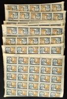 1950 39 db Gyermek (I.) 20f teljes 25-ös ív (117.000)