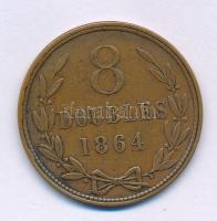 Guernesey 1864. 8D Bronz T:XF
Guernesey 1883. 8 Doubles Bronze C:XF
Krause KM#7