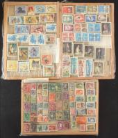 Kb 400-500 db magyar bündli, képes és forgalmi is, 17 db tálcán, régi hagyatékból