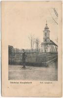 Kisújfalu, Nová Vieska; Református templom / Calvinist church (fl)