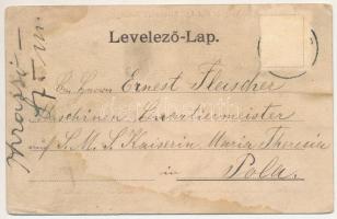 1906 Nadrág, Nadrag, Steinacker; vasgyár, Cornet-völgyi részlet görögkeleti (ortodox) templommal. Ru...