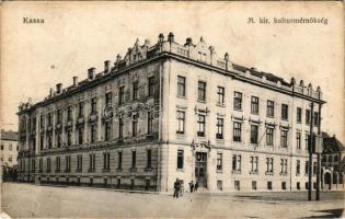 Kassa, Kosice; M. kir. Kultúrmérnökség. Varga Bertalan kiadása / soil amelioration office (EK)