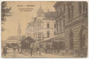 Brassó, Kronstadt, Brasov; Transilvania kávéház / Café Transilvania (kopott sarkak / worn corners)
