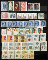 Kanada 1950-1995 Tétel sorokkal és másodpéldányokkal, 8 lapos A/4-es berakóban