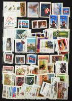 Kanada 1950-1995 Tétel sorokkal és másodpéldányokkal, 8 lapos A/4-es berakóban