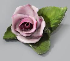 Herendi rózsa. Jelzett, hibátlan, h: 9 cm