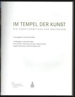 Bernhard Maaz: Im Tempel der Kunst. Die Künstlermythen der Deutschen. (Kiállítási katalógus.) Münche...