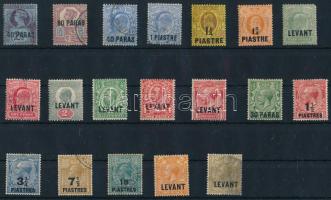 Nagy-Britannia - Levant 1887-1921 19 klf bélyeg