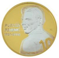 Ifj. Szlávics László (1959-) 2011. "Nagy Magyarok / Puskás Ferenc" aranyozott, ezüstözött Cu T:PP