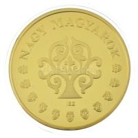 Ifj. Szlávics László (1959-) 2011. "Nagy Magyarok / Puskás Ferenc" aranyozott, ezüstözött ...