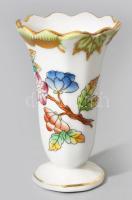 Herendi Viktória mintás fogpiszkatartó, jelzett, hibátlan, m: 6,5 cm