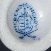 Herendi Viktória mintás fogpiszkatartó, jelzett, hibátlan, m: 6,5 cm