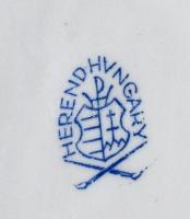 Herendi liba. Kézzel festett, jelzett, hibátlan 17x11 cm