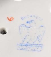 Aquincum népi ruhás legény. Jelzett, minimális kopással, m: 15,5 cm