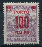1921 Kisegítő portó 100f/15f alul lemezhibával