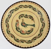 Sz. Nagy István Karcag hatalmas falitál, jelzett, minimális kopással, d: 50 cm /// KIZÁRÓLAG SZEMÉLYES ÁTVÉTEL, NEM POSTÁZZUK! / ONLY PERSONAL COLLECTION AT OUR OFFICE.