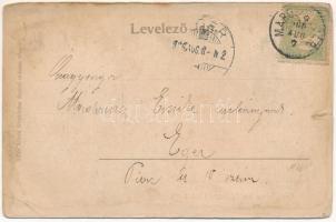 1906 Marosújvár, Uioara, Ocna Mures; Gróf Teleky (Teleki) kastély. Adler Alfréd fényképész / castle ...