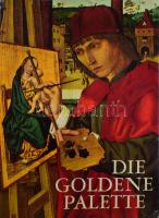 Die goldene Palette. Tausend Jahre Malerei in Deutschland, Österreich und der Schweiz. Stuttgart-Hamburg, 1968, Deutscher Bücherbund. Egészoldalas, színes reprodukciókkal illusztrálva. Német nyelven. Kiadói egészvászon-kötés, kissé koszos borítóval, kissé sérült kiadói papír védőborítóban.