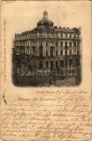 1900 Bucharest, Bukarest, Bucuresti, Bucuresci; Hotel Bristol (fl)