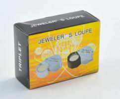 Ékszerész lupé, 30x, eredeti dobozában