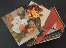 300 db MODERN üdvözlő képeslap kis dobozban / 300 modern greeting postcards in a small box