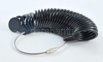 Gyűrűméretmérő szett, műanyag, újszerű