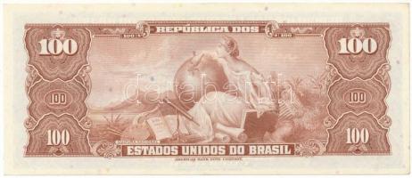 Brazília DN(1964) 100C "1516A. 038198" T:AU
Brazil ND(1964) 100 Cruzeiros "1516A. 03...