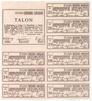 Románia / Lugos 1925. "J. Muschong &amp; Comp Gőztégla-És Tetőcserépgyárak Rt." részvé...