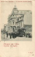 Sofia Postal Palace and tram 11