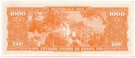 Brazília DN(1960) 1000C "675A. 041826" T:XF,VF
Brazil ND(1960) 1000 Cruzeiros "675A....