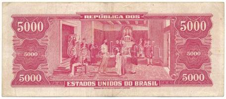 Brazília DN(1964) 5000C "783A. 096716" T:F
Brazil ND(1964) 5000 Cruzeiros "783A. 096...