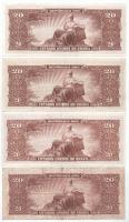 Brazília DN(1955) 20C + DN(1958) 20C + DN(1960) 20C + DN(1962) 20C T:AU-F
Brazil ND(1955) 20 Cruzei...