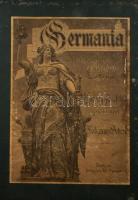 Scherr, Johannes: Germania. Zwei Jahrtausende deutschen Lebens. Kulturgeschichtlich geschildert von - - . Stuttgart, é.n. (cca 1880), W. Spemann. Szövegközti és egészoldalas illusztrációkkal. Német nyelven. Átkötött egészvászon-kötésben, kissé viseltes, foltos borítóval, helyenként kissé foltos lapokkal.