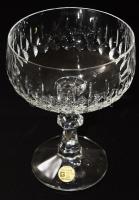 Zwiesel ólomkristály pezsgőspohár garnitúra, 6 darab, hibátlan, címkével jelzett, m: 13,5 cm