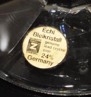 Zwiesel ólomkristály pezsgőspohár garnitúra, 6 darab, hibátlan, címkével jelzett, m: 13,5 cm