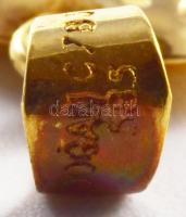 Arany (Au) 14K elefánt medál, jelzett, 1×1,4 cm, nettó: 0,5 g