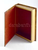 Könyv alakú díszdoboz, 26x17 cm