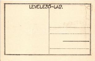 A Balatonpartról. Magyar cserkész művészlap / Hungarian boy scout art postcard s: Petry